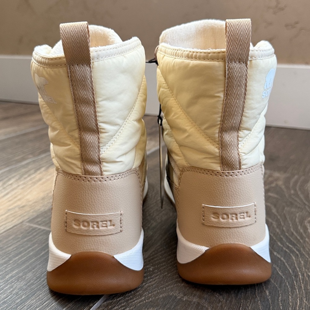 SOREL Women's Honey White Whitney II Plus Lace Waterproof Boots—10 - Picture 12 of 16